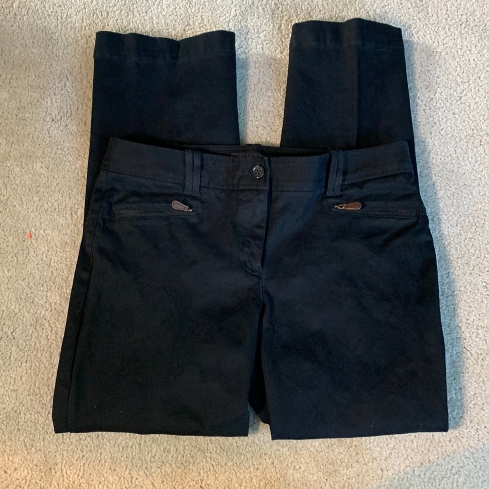 Talbots Black Signature Pants  Size 8P